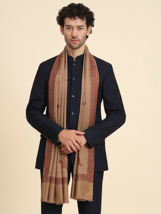Men Woven Design Stole