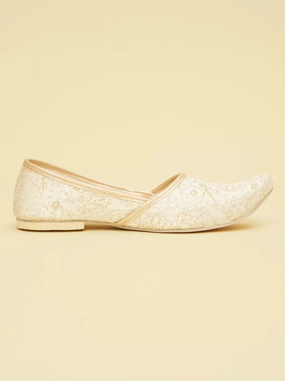 Biscuit Paisley Patterned Juti - Image 3