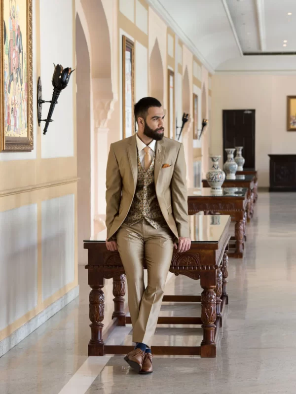 Golden Brown 5-piece Suit